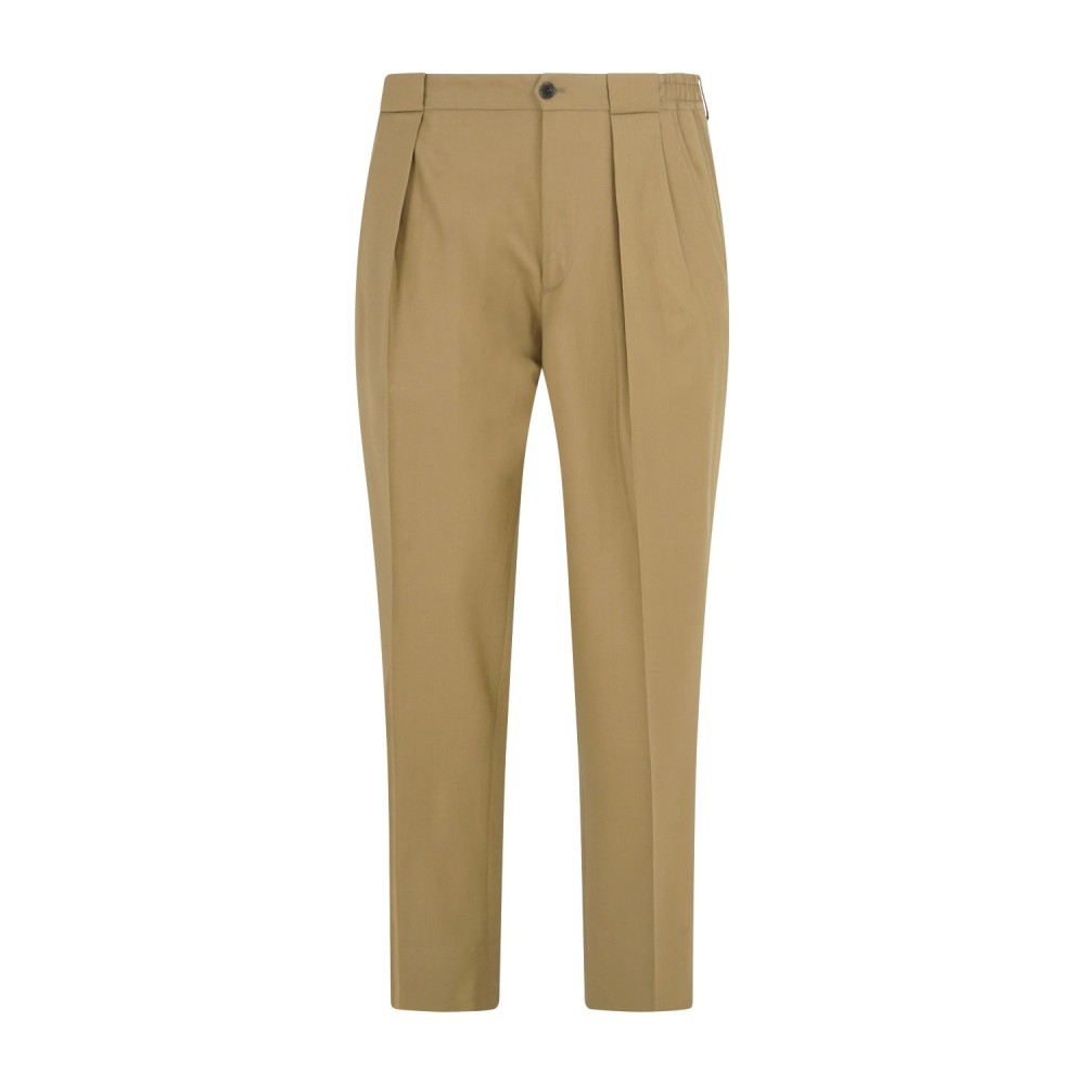 Briglia 1949 - Abito beige Bolgheripo doppiopetto basso in frescolana con