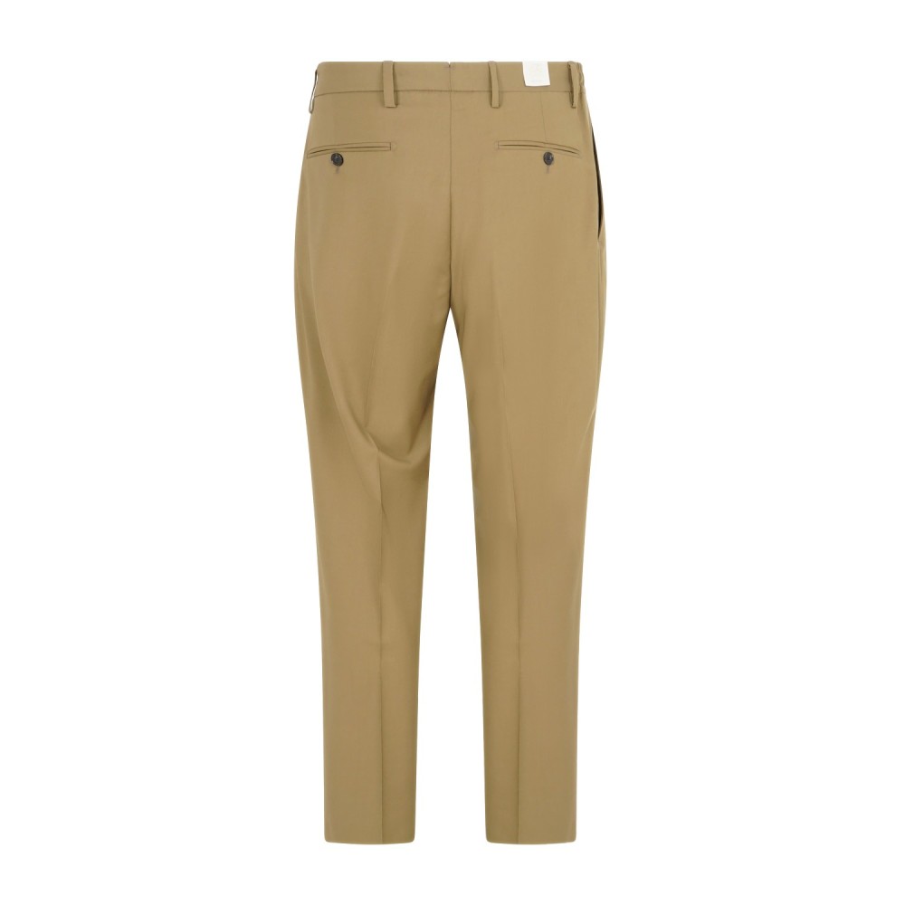 Briglia 1949 - Abito beige Bolgheripo doppiopetto basso in frescolana con