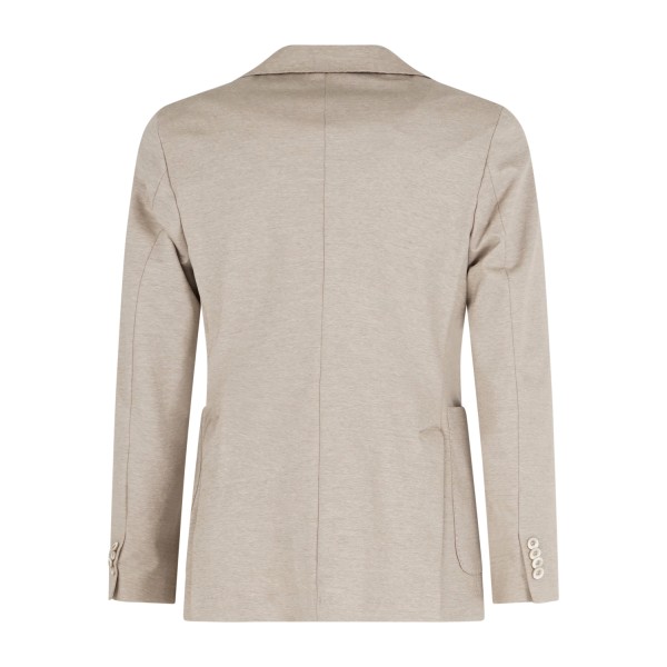 Barbati - Abito beige Gregory monopetto in jersey sfoderato per uomo |