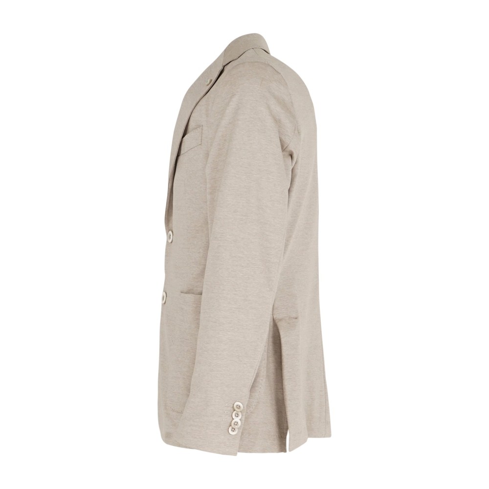 Barbati - Abito beige Gregory monopetto in jersey sfoderato per uomo |