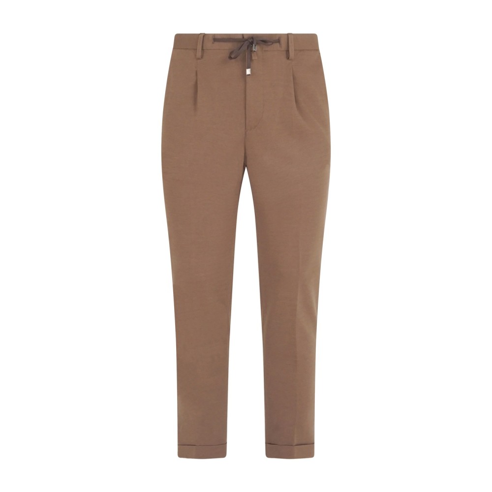 Barbati - Abito marrone Gregory monopetto in jersey sfoderato per uomo |