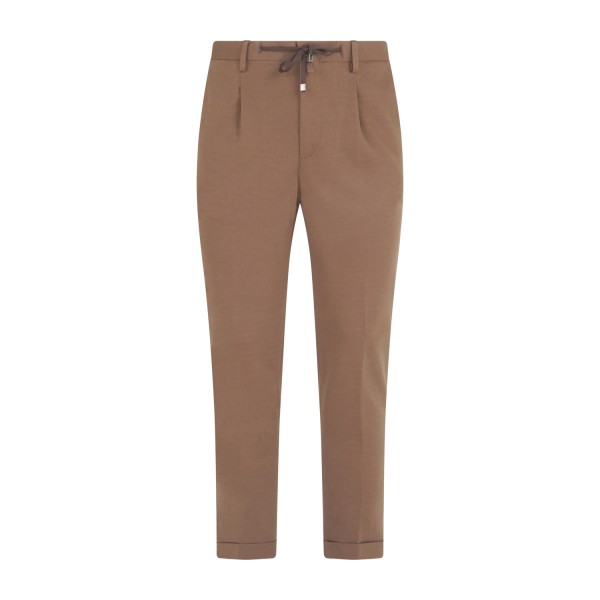 Barbati - Abito marrone Gregory monopetto in jersey sfoderato per uomo |