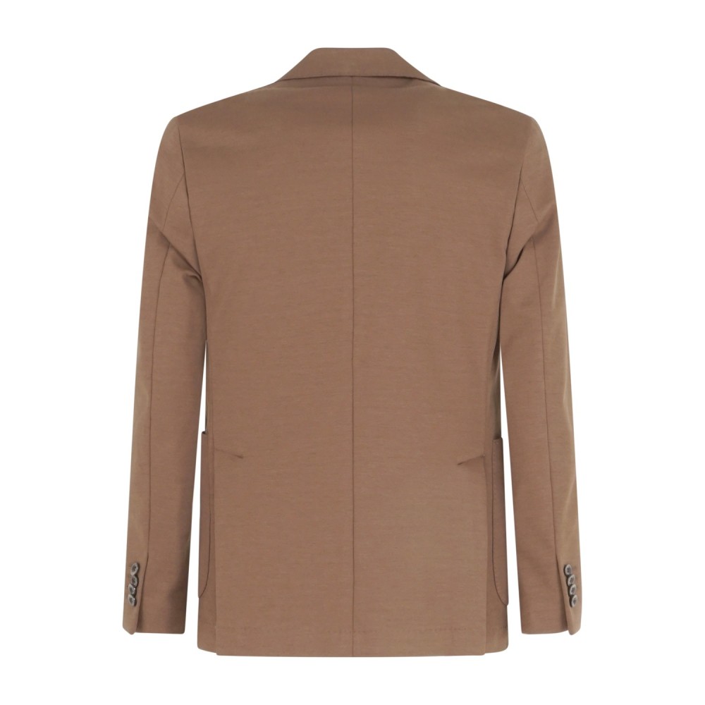 Barbati - Abito marrone Gregory monopetto in jersey sfoderato per uomo |