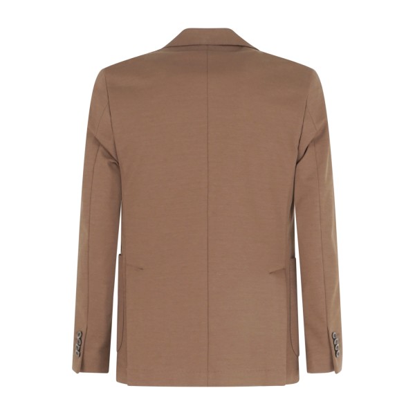 Barbati - Abito marrone Gregory monopetto in jersey sfoderato per uomo |