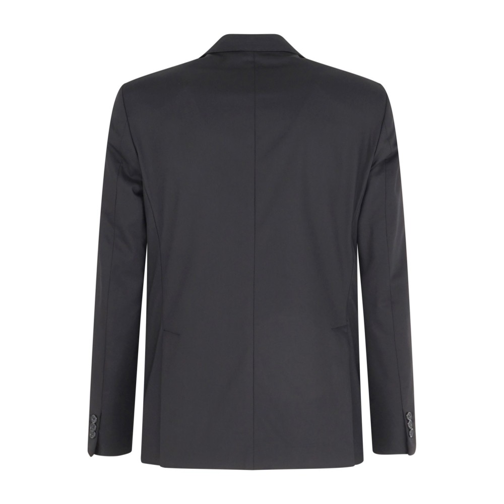 Marsem - Abito nero doppiopetto con pantalone palazzo per uomo | ab99s56ss26