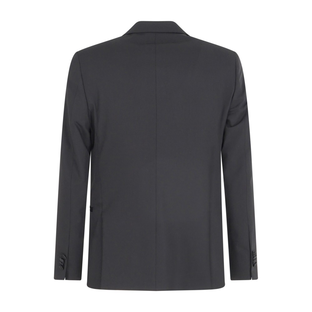 Angelo Toma - Abito nero smoking monopetto con decorazioni per uomo |