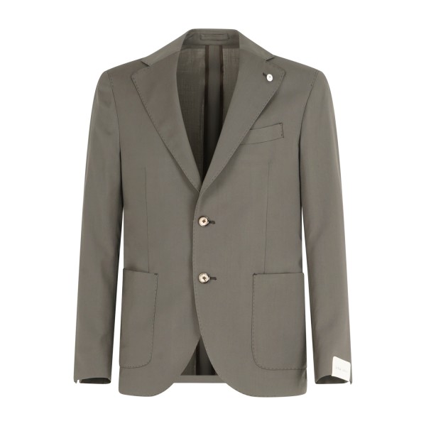 L.B.M. 1911 - Abito verde monopetto in frescolana per uomo | m2683+8471