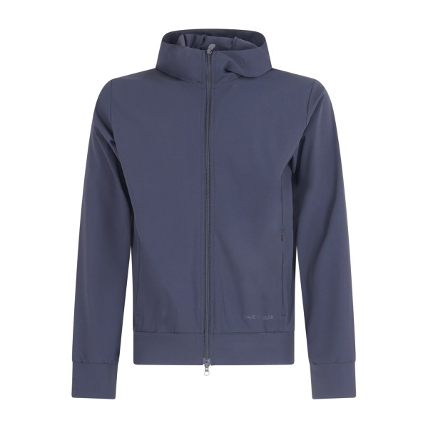 Save The Duck - Giubbotto blu Luiz con cappuccio in tessuto tecnico per uomo |