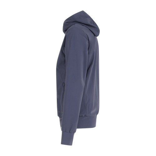 Save The Duck - Giubbotto blu Luiz con cappuccio in tessuto tecnico per uomo | 2