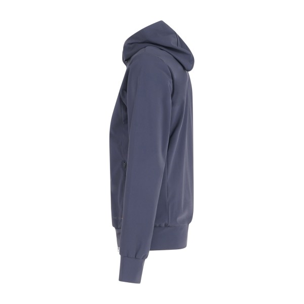 Save The Duck - Giubbotto blu Luiz con cappuccio in tessuto tecnico per uomo |