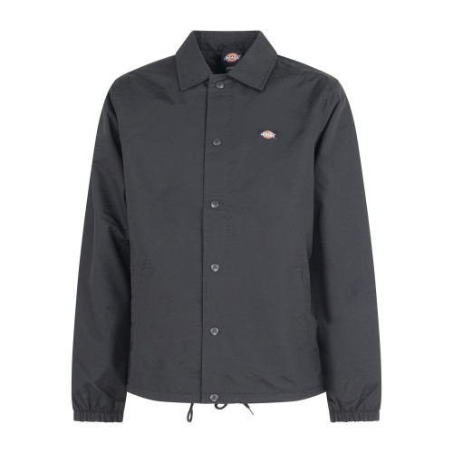Dickies - Giubbotto nero coach con patch logo per uomo | dk0a4xewblk1 black