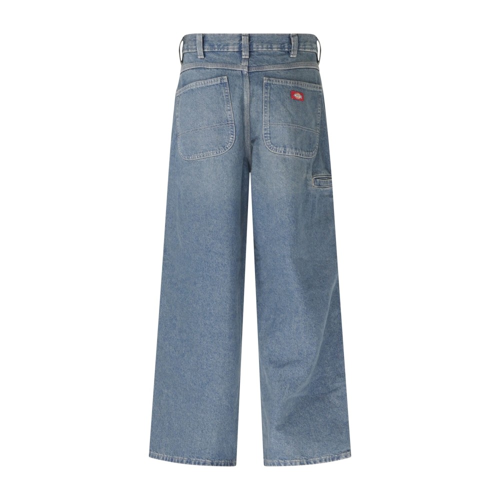 Dickies - Jeans denim medio 958 Bgy taper 5 tasche baggy fit per uomo |
