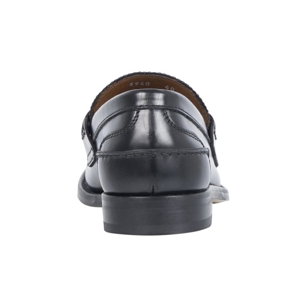 Rossi - Mocassino nero in pelle con passante per uomo | 5940ab chelsea nero