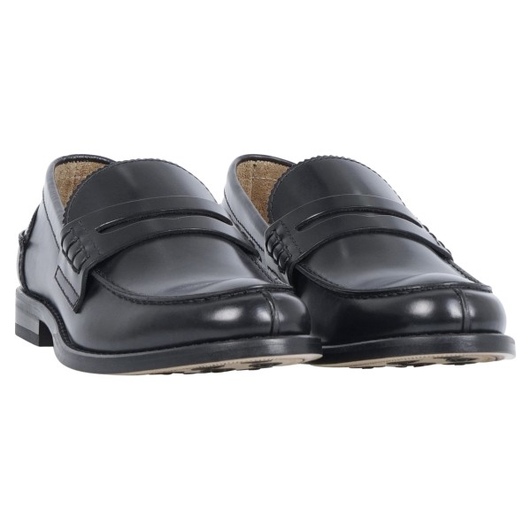 Rossi - Mocassino nero in pelle con passante per uomo | 5940ab chelsea nero