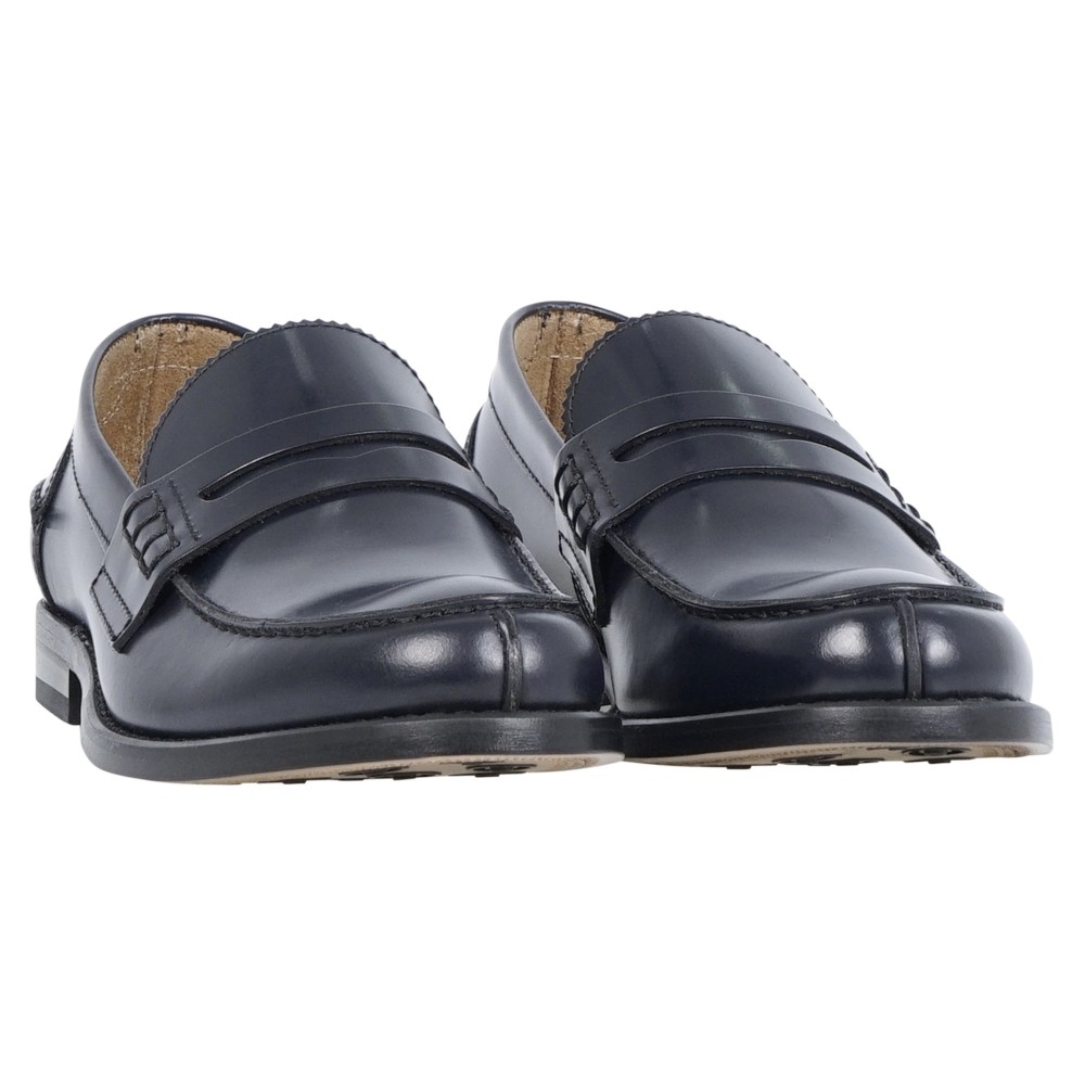 Rossi - Mocassino blu in pelle con passante per uomo | 5940ab chelsea blu