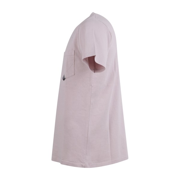 Roy Roger's - T-shirt rosa manica corta con taschino sul petto per uomo |