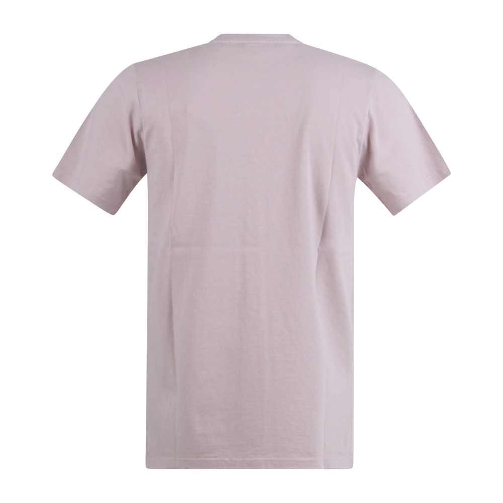 Roy Roger's - T-shirt rosa manica corta con taschino sul petto per uomo |