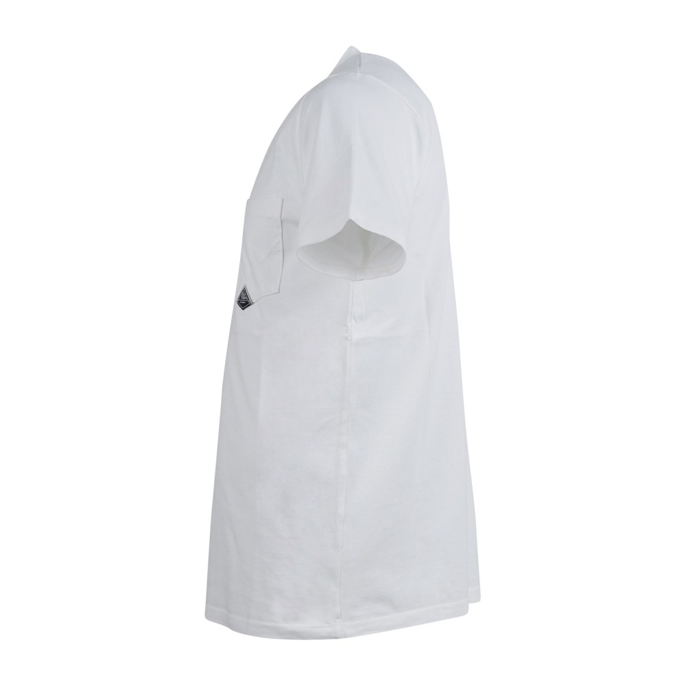 Roy Roger's - T-shirt bianca manica corta con taschino sul petto per uomo |