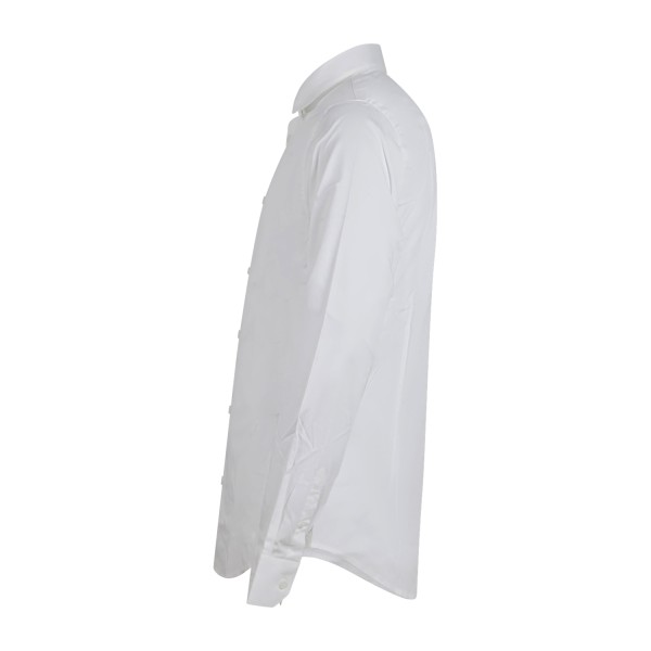 Armani Exchange - Camicia bianca con logo ricamato sul petto per uomo | 8nzc31