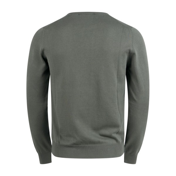 Gran Sasso - Maglione girocollo verde in cotone per uomo | paricollo m/l 55167