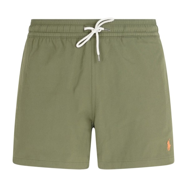 Polo Ralph Lauren - Bermuda mare verde Traveler Classic con logo ricamato per