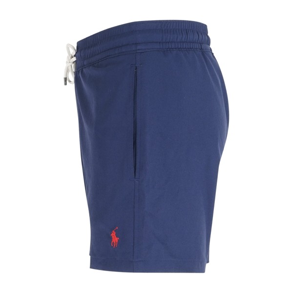 Polo Ralph Lauren - Bermuda mare blu Traveler Classic con logo ricamato per