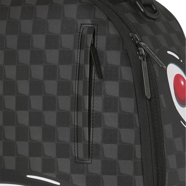 Sprayground - Zaino nero fantasia check all over per uomo | 910b8663nsz nero