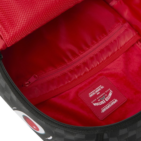 Sprayground - Zaino nero fantasia check all over per uomo | 910b8663nsz nero