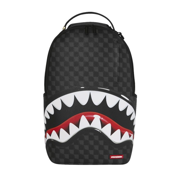 Sprayground - Zaino nero fantasia check all over per uomo | 910b8663nsz nero