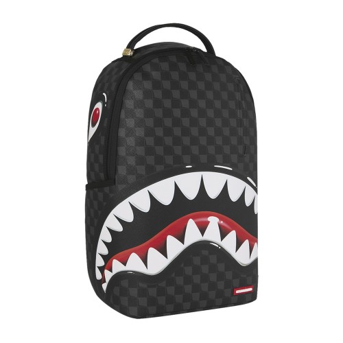 Sprayground - Zaino nero fantasia check all over per uomo | 910b8663nsz nero 2