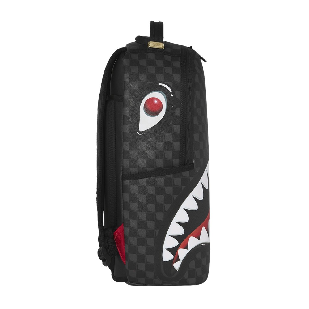 Sprayground - Zaino nero fantasia check all over per uomo | 910b8663nsz nero