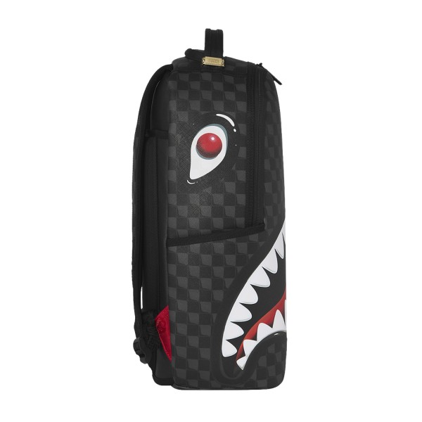 Sprayground - Zaino nero fantasia check all over per uomo | 910b8663nsz nero