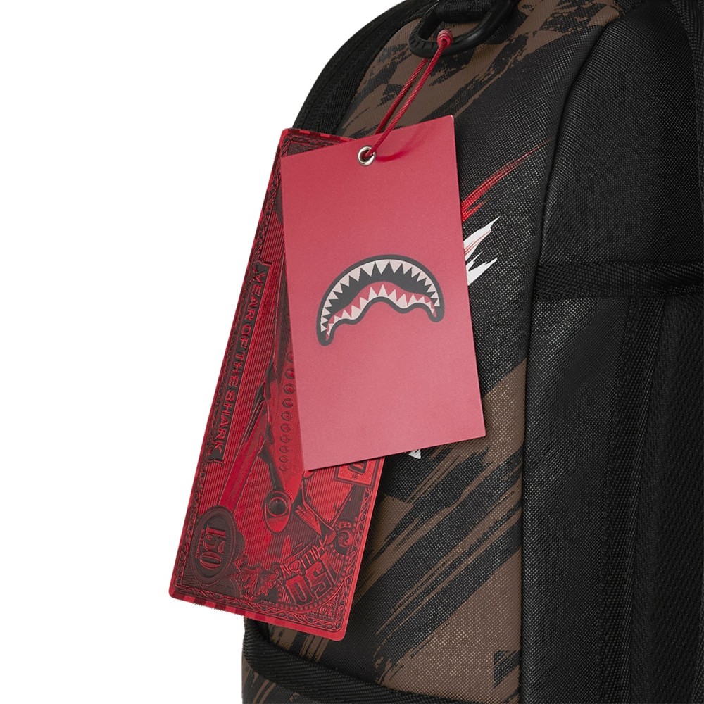 Sprayground - Zaino marrone fantasia check all over per uomo | 910b8556nsz