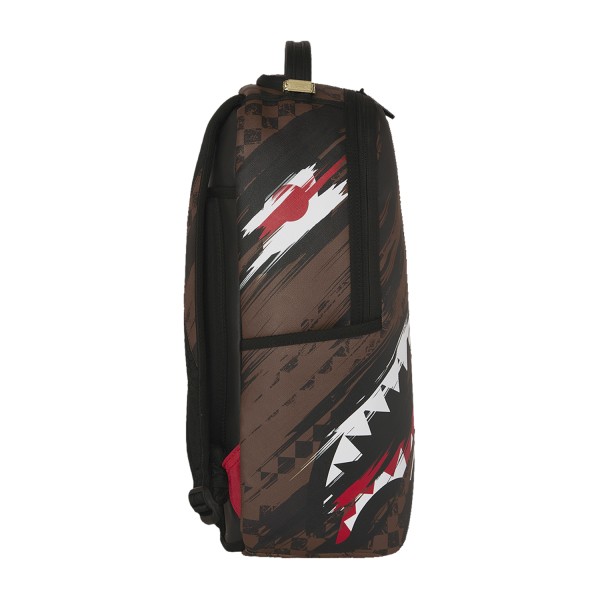 Sprayground - Zaino marrone fantasia check all over per uomo | 910b8556nsz