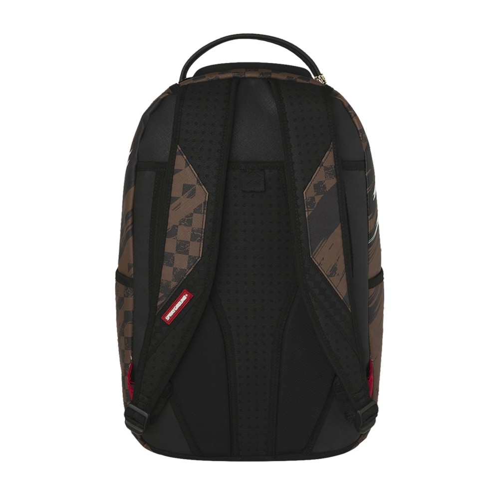 Sprayground - Zaino marrone fantasia check all over per uomo | 910b8556nsz