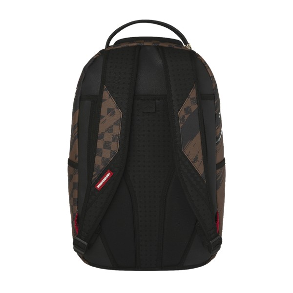 Sprayground - Zaino marrone fantasia check all over per uomo | 910b8556nsz