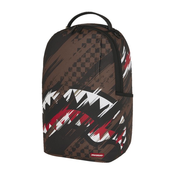 Sprayground - Zaino marrone fantasia check all over per uomo | 910b8556nsz