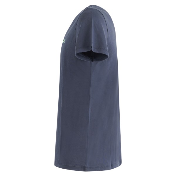 Sun68 - T-shirt blu manica corta con ricamo logo fluo per uomo | t36140 07 navy