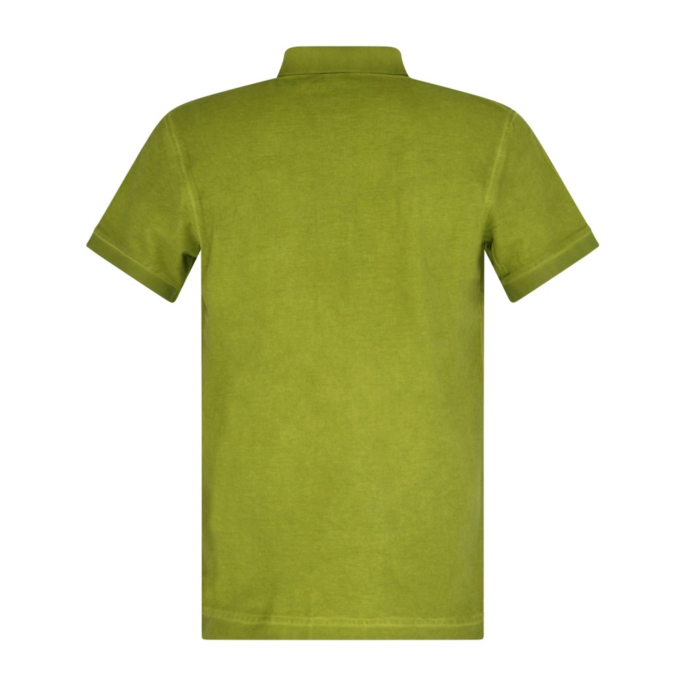 Sun68 - Polo verde manica corta con ricamo logo sul petto per uomo | a36155 37