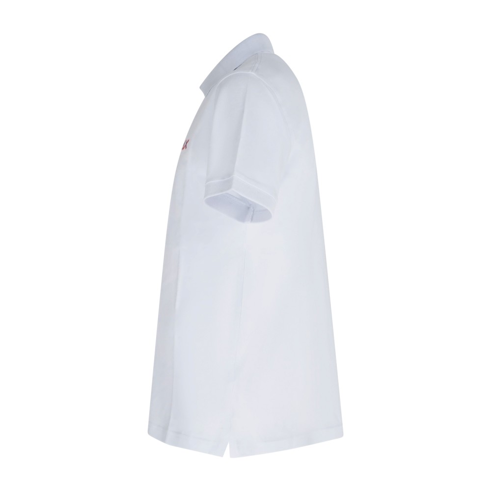 Sun68 - Polo bianca manica corta con ricamo logo per uomo | a36150 01bianco