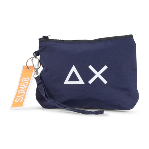 Sun68 - Pochette blu con stampa logo per uomo | w36101 07navy blue
