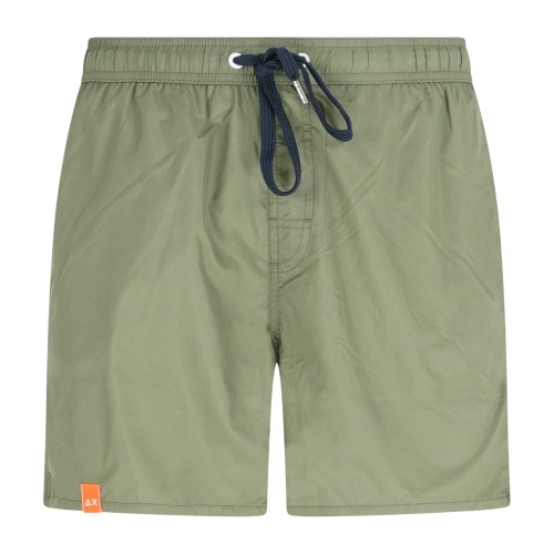 Sun68 - Bermuda mare verde con tecnologia reattiva per uomo | h36114 19militare