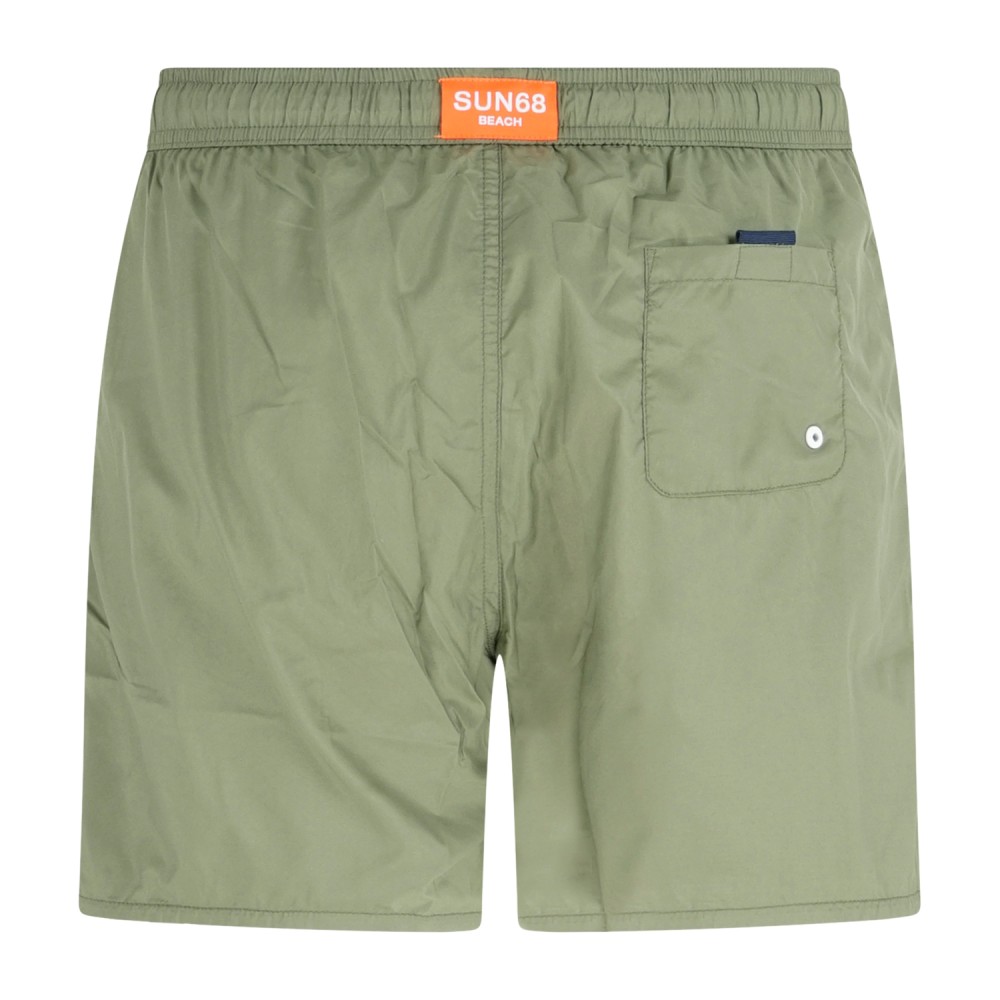Sun68 - Bermuda mare verde con tecnologia reattiva per uomo | h36114 19militare