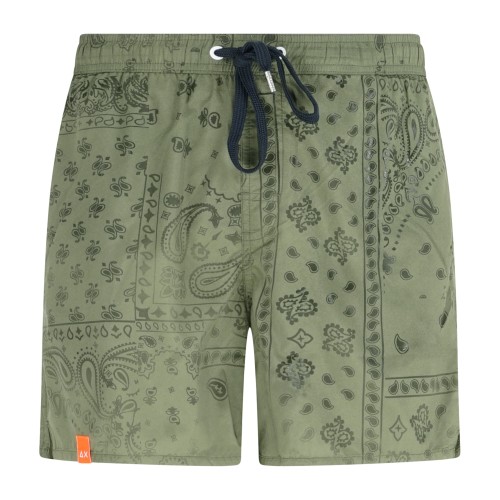 Sun68 - Bermuda mare verde con tecnologia reattiva per uomo | h36114 19militare 2