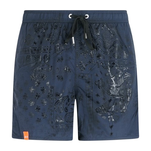 Sun68 - Bermuda mare blu con tecnologia reattiva per uomo | h36114 07 navy blu 2