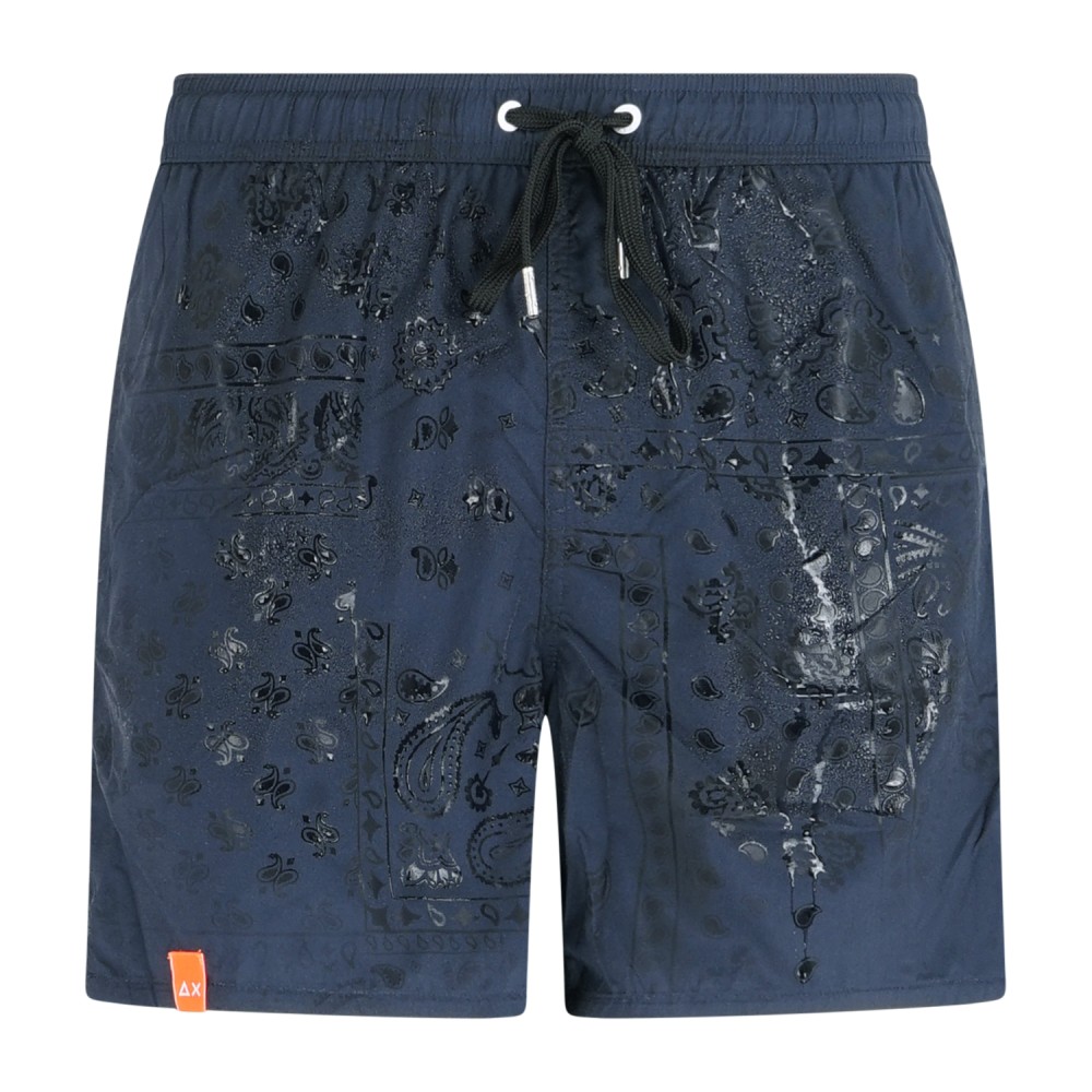 Sun68 - Bermuda mare blu con tecnologia reattiva per uomo | h36114 07 navy blu