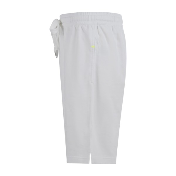 Sun68 - Bermuda bianca in cotone con elastico in vita per uomo | f36162