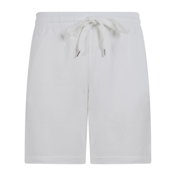 Sun68 - Bermuda bianca in cotone con elastico in vita per uomo | f36162