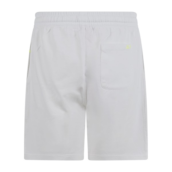 Sun68 - Bermuda bianca in cotone con elastico in vita per uomo | f36162