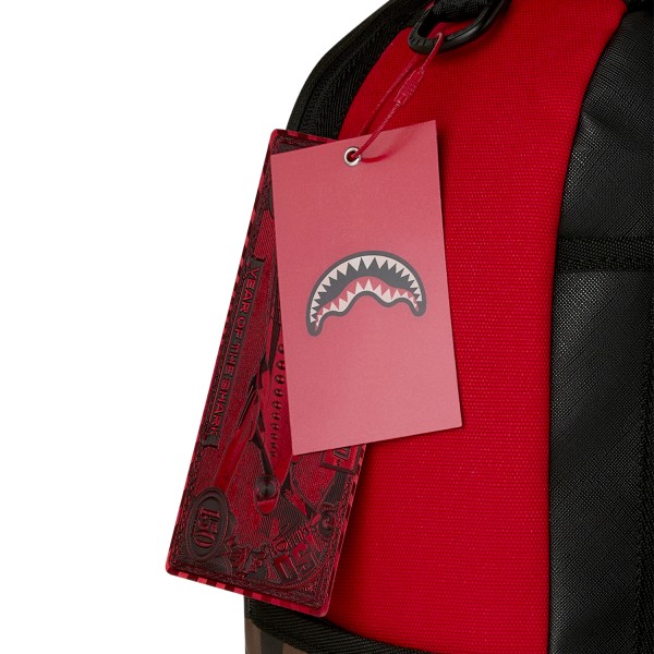 Sprayground - Zaino marrone fantasia check red redemption per uomo | b8571nsz